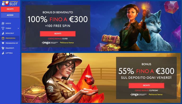 Euslot casino - promo